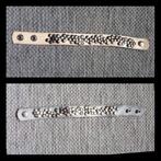 Cowboysbelt armbanden leer studs nieuw, Verzenden, Nieuw, Beige, Leer
