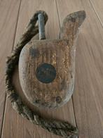 Vintage Katrol met Touw, Verzenden