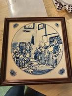 1Delfts blauw tegeltje- 18/19de, Ophalen of Verzenden