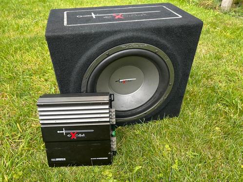 Excaliber auto subwoofer met versterker 1000Watt, Auto diversen, Autospeakers, Zo goed als nieuw, Ophalen