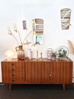 Vintage dressoir jaren 70 teak fineer, Ophalen, Gebruikt, ., Vintage