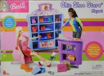 Barbie play-set schoenen winkel  beschikbaar voor biedingen