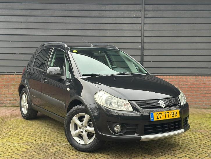 Suzuki SX4 1.6 5D AWD 2007 Zwart 4x4! Clima !Keyles ! Nap!, Auto's, Suzuki, Bedrijf, SX4, 4x4, ABS, Airbags, Airconditioning, Bluetooth