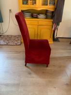6 rode stoelen gratis, Huis en Inrichting, Stoelen, Gebruikt, Hout, Ophalen, Rood