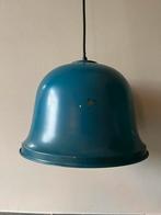 Vintage hanglamp petrol, Huis en Inrichting, Lampen | Hanglampen, Minder dan 50 cm, Vintage, Ophalen of Verzenden, Metaal