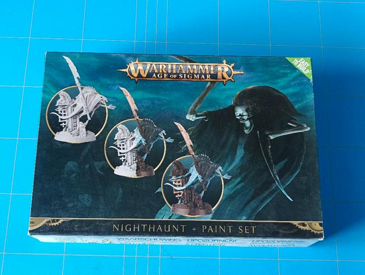 Warhammer Age of Sigmar Nighthaunt + Paint Set 4 T, Hobby en Vrije tijd, Wargaming, Zo goed als nieuw, Warhammer, Figuurtje(s)
