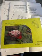 Rozenrode roos, Hobby en Vrije tijd, Vilt, Ophalen of Verzenden, Zo goed als nieuw, Boek of Patroon