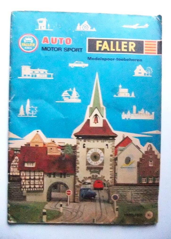 Faller modelspoor-toebehoren auto motor gids 1965/66, Hobby en Vrije tijd, Modeltreinen | H0, Gebruikt, Boek, Tijdschrift of Catalogus