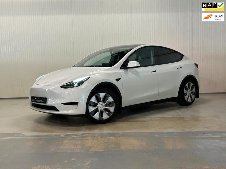 Tesla Model Y RWD 58 kWh | NAP | TREKHAAK | ZONNEDAK | TESLA, Auto's, Tesla, Bedrijf, Te koop, Model Y, ABS, Adaptive Cruise Control