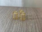 3x lego deeltje ‘Trans-Clear Brick, Round 1 x 1 Solid Stud’, Ophalen of Verzenden, Gebruikt, Complete set, Lego