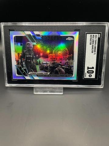 2021 Topps Chrome F1 Refractor Lewis Hamilton SGC 10 #56 beschikbaar voor biedingen