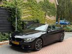 BMW 4-Serie 430i M sport - cabrio - mem - nav pro - dealer o, Auto's, BMW, Achterwielaandrijving, Cabriolet, 4 stoelen, Zwart