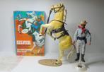 Lone Ranger pop + Paard Silver in originele doos, Verzamelen, Poppen, Verzenden, Gebruikt, Pop