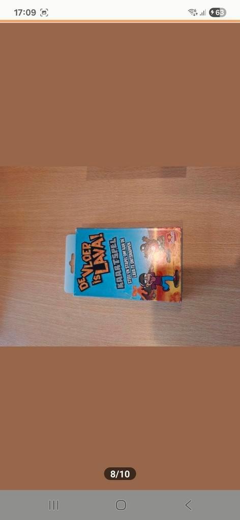 Gezelschapsspel Vloer is lava, Hobby en Vrije tijd, Gezelschapsspellen | Kaartspellen, Zo goed als nieuw, Ophalen of Verzenden