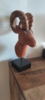 Houten Bokkenkop - Huisdecoratie, Ophalen of Verzenden, Gebruikt