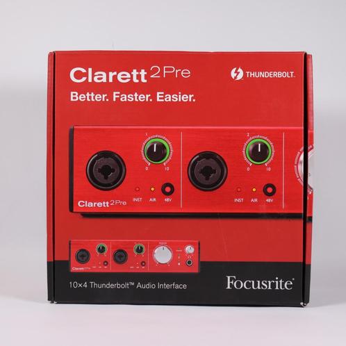 Focusrite Clarett 2Pro Thunderbolt Audio Interface (2015) -, Muziek en Instrumenten, Dj-sets en Draaitafels, Gebruikt