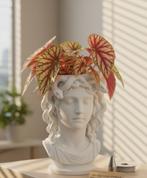 Medusa Bloempot - Mythologisch Design, Kunststof, Verzenden, Rond, Binnen