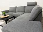 Hoekbank Grijs - Professioneel gereinigd, Huis en Inrichting, Banken | Bankstellen, 250 tot 300 cm, Hoekbank, Ophalen of Verzenden