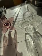 Glazen bloem sterkke steel, Antiek en Kunst, Antiek | Glas en Kristal, Ophalen of Verzenden