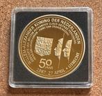 Penning - Willem Alexander 50 Jaar - Geboren 27 April 1967, Postzegels en Munten, Penningen en Medailles, Ophalen of Verzenden