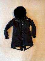 Airforce Dames Fishtail Parka - Bontkraag, Vintage. Maat L, Airforce, Zwart, Maat 42/44 (L), Ophalen of Verzenden