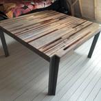 Design eettafel- design Henk Vos by Linteloo., Huis en Inrichting, Tafels | Eettafels, Gebruikt, Vierkant, Ophalen of Verzenden