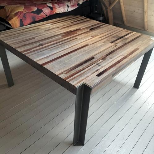 Design eettafel- design Henk Vos by Linteloo., Huis en Inrichting, Tafels | Eettafels, Gebruikt, 100 tot 150 cm, 100 tot 150 cm