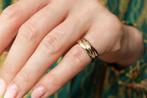 14 Karaat Gouden Ring Trinity, Ophalen of Verzenden, Dame, Goud, Goud