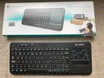 Logitech K400r draadloos toetsenboard en mousepad als nieuw, Computers en Software, Toetsenborden, Ophalen of Verzenden, Zo goed als nieuw