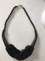 Tribal hoorn kralen ketting zwart, Sieraden, Tassen en Uiterlijk, Antieke sieraden, Verzenden, Overige materialen, Ketting