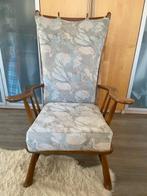 Vintage eiken salonstoel, Huis en Inrichting, Fauteuils, Ophalen, Minder dan 50 cm, Minder dan 75 cm, Zo goed als nieuw