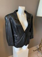 Leren zomer jas blazer van DNA Amsterdam maat S, Kleding | Dames, Info@again.nu, Zwart, Ophalen of Verzenden, Zo goed als nieuw