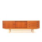 Zeldzaam vintage design dressoir William Watting Fristho '60, Gebruikt, 5 laden of meer, Verzenden, Teakhout