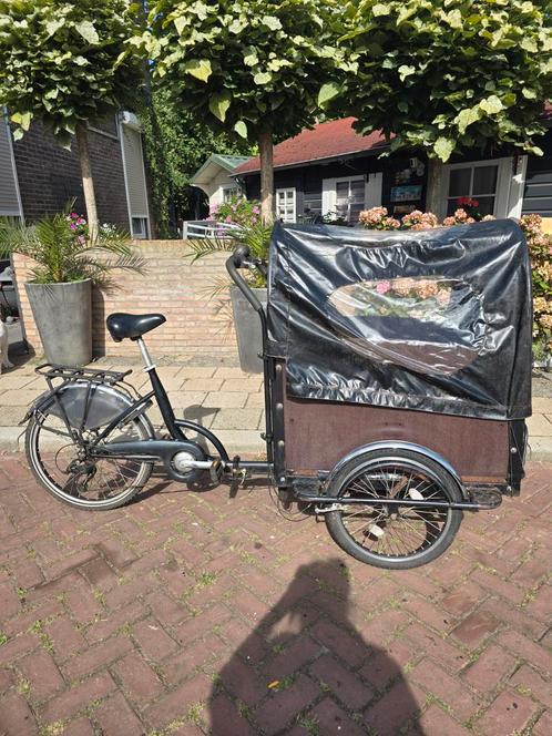 Fietsfabriek Bakfiets - 4 Kinderen - Opvouwbaar, Fietsen en Brommers, Fietsen | Bakfietsen, Gebruikt, Fietsfabriek, 4 kinderen of meer