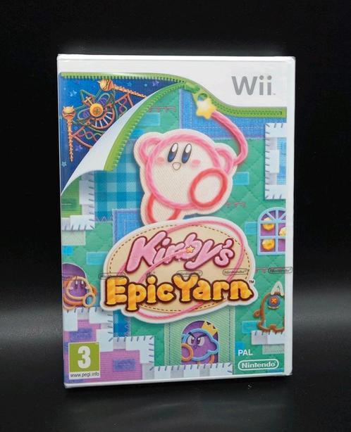 Wii Kirby's epic yarn pal NL sealed nieuw in nette staat., Spelcomputers en Games, Games | Nintendo Wii, Nieuw, Platform, 2 spelers