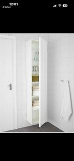 IKEA Godmorgon Hoge Badkamerkast - Glans Wit, Huis en Inrichting, (Half)hoge kast, Minder dan 50 cm, Ophalen of Verzenden, Zo goed als nieuw