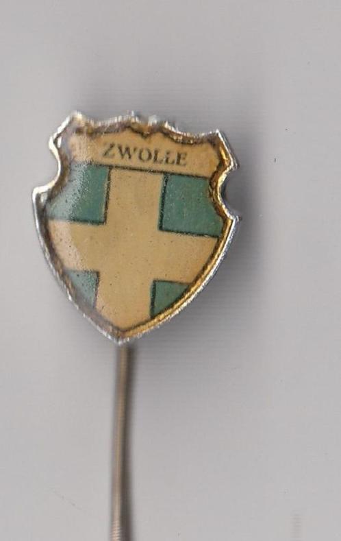 Zwolle Stadwapen speldje, Verzamelen, Speldjes, Pins en Buttons, Gebruikt, Speldje of Pin, Overige onderwerpen, Ophalen of Verzenden