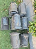 Zwarte nokken en hoeknokken, Doe-het-zelf en Verbouw, Dakpannen en Dakbedekking, Ophalen, Steen of Klei, Zwart, 15 m² of meer