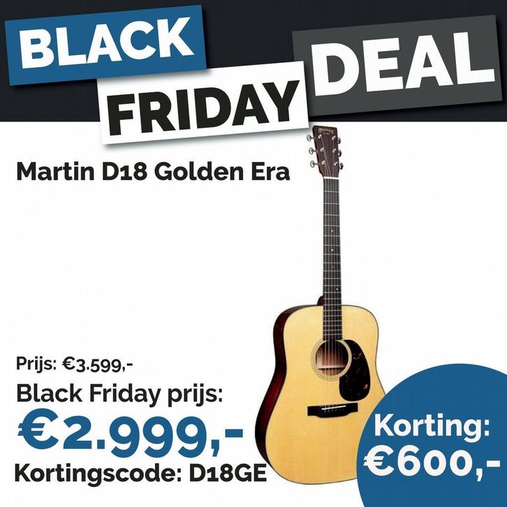 Martin D-18 Golden Era, Muziek en Instrumenten, Snaarinstrumenten | Gitaren | Akoestisch, Nieuw, Western- of Steelstringgitaar