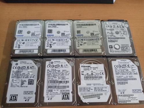 8X Sata 2.5 Inch Harddisk, Computers en Software, Harde schijven, Gebruikt, Laptop, Intern, HDD, SATA, Ophalen