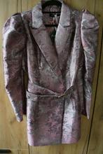 Roze glitter Lange Blazer F&P met kaartje Maat L, Maat 42/44 (L), Nieuw, Ophalen of Verzenden, Jasje