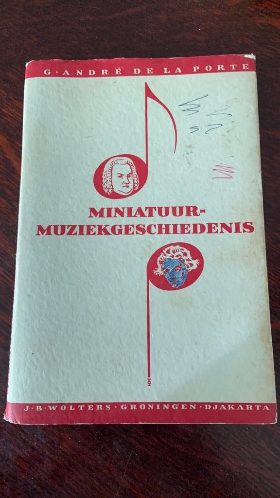 Miniatuur-muziekgeschiedenis - G. André de la Porte, Ophalen of Verzenden