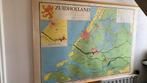 Landkaart Zuid-Holland, Antiek en Kunst, Ophalen of Verzenden, Aardrijkskunde