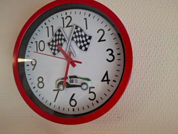 Autosport Wandklok - Nieuw! beschikbaar voor biedingen
