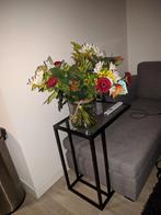 Tafel zwart/glas (Ikea Vittsjo), Ophalen, Gebruikt, 50 tot 100 cm, Glas