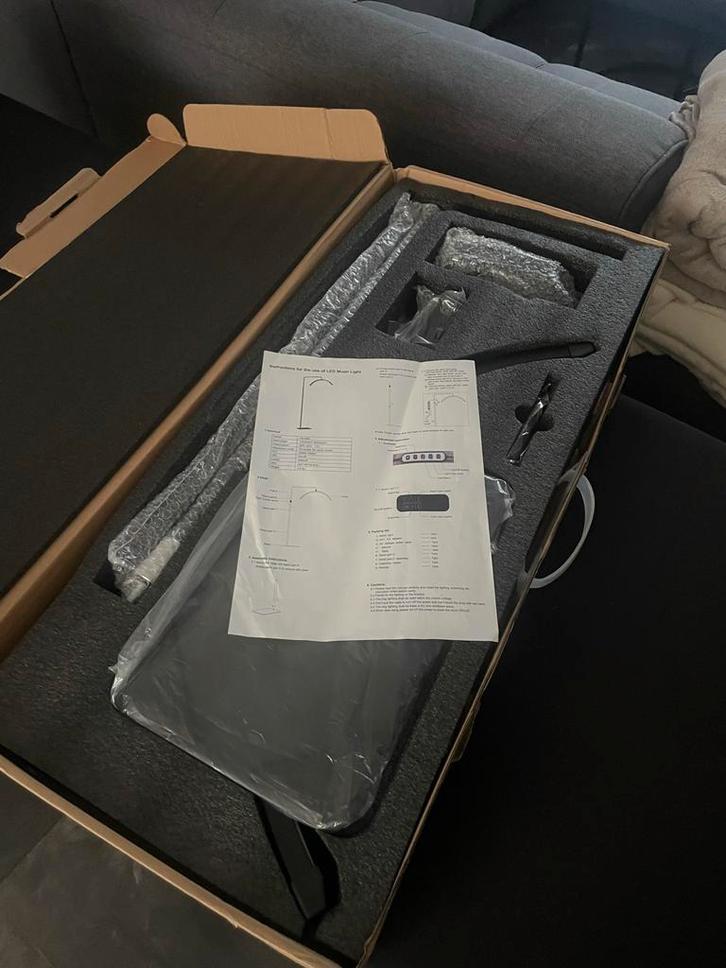 Maanlicht Lamp - Sfeervolle Verlichting, Huis en Inrichting, Lampen | Vloerlampen, Nieuw, 150 tot 200 cm, Metaal, Ophalen