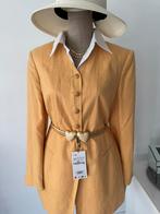 Linnen vest vintage, Kleding | Dames, Ophalen of Verzenden, Nieuw, Maat 42/44 (L), Geel