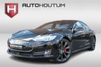 Tesla Model S P85D 700 PK Free unlimited supercharging, Pano, Auto's, Tesla, Automaat, Zwart, Leder, 736 pk