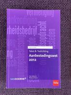 Aanbestedingswet 2012 - Tekst & Toelichting, Ophalen, Zo goed als nieuw, Overige wetenschappen