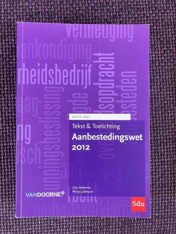 Aanbestedingswet 2012 - Tekst & Toelichting beschikbaar voor biedingen